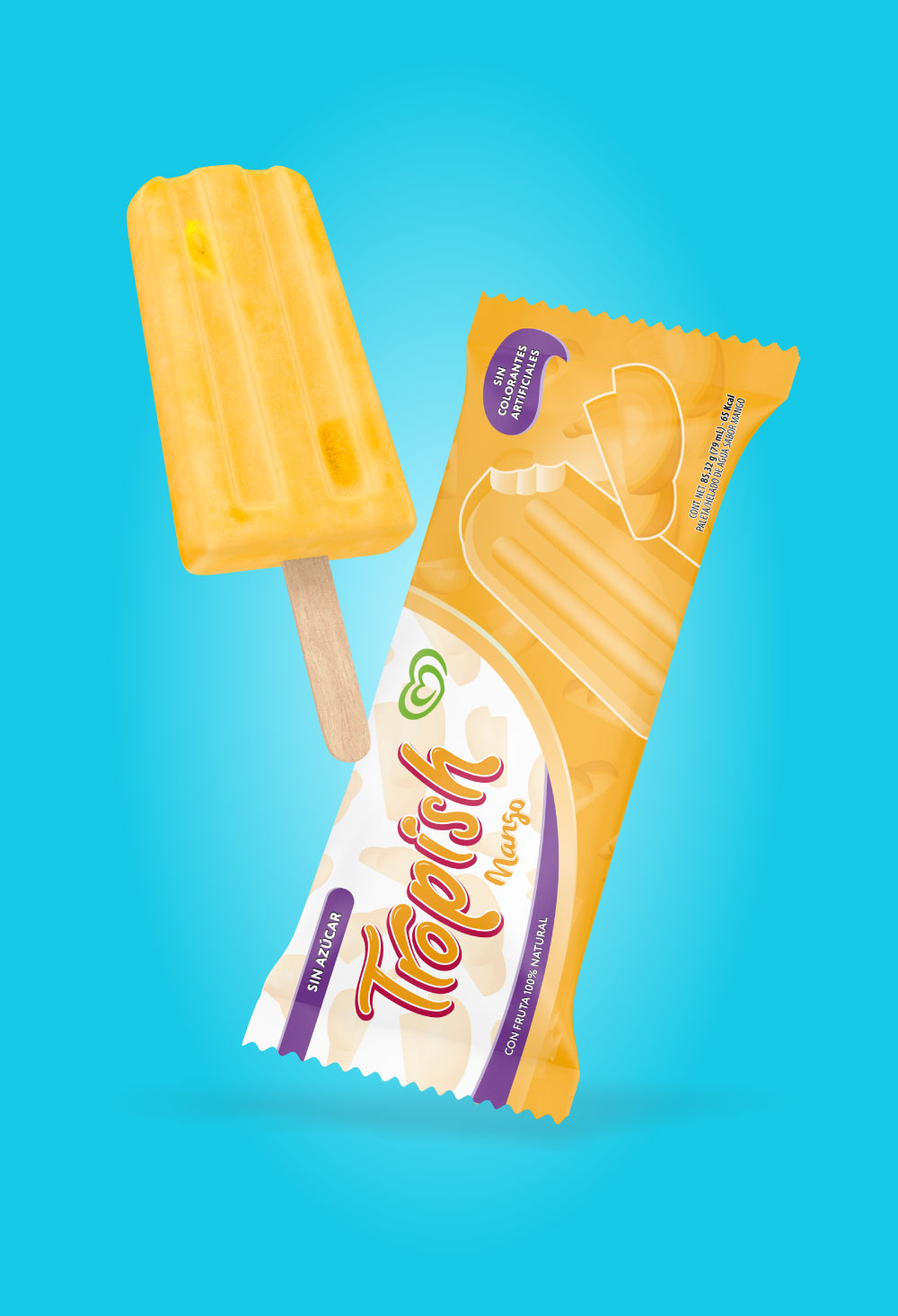 Mockup paleta mango